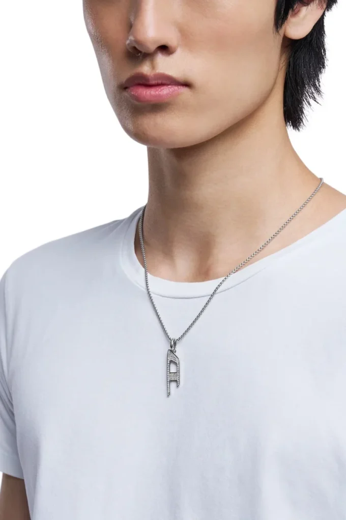 dx1624040 jewellery Stainless steel glitz pendant necklace