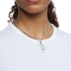 dx1625040 jewellery Stainless steel d logo pendant necklace