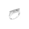 dx1629040 jewellery Stainless steel glitz signet ring