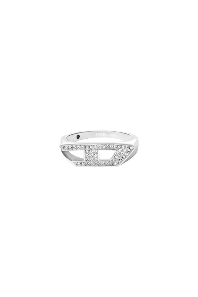 dx1629040 jewellery Stainless steel glitz signet ring