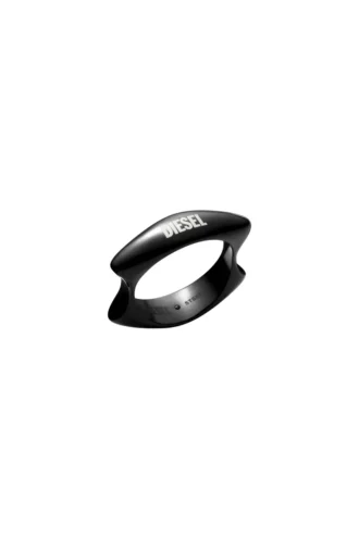 dx1632001 jewellery Black stainless steel band ring