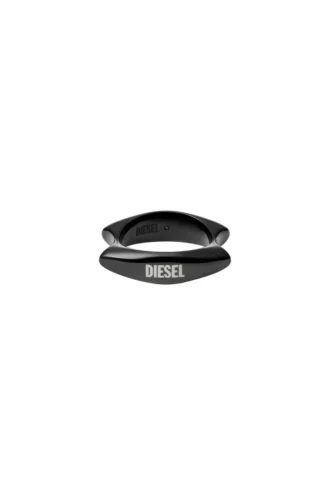 dx1632001 jewellery Black stainless steel band ring
