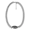 dx1635931 jewellery Two-tone stainless steel chain necklace