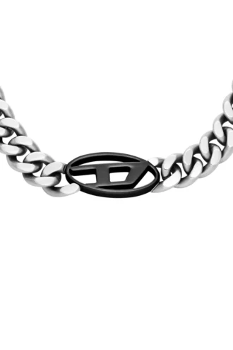 dx1635931 jewellery Two-tone stainless steel chain necklace