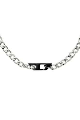 dx1636931 jewellery Two-tone stainless steel chain necklace