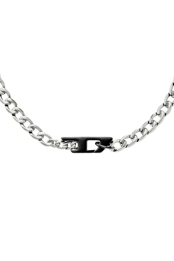 dx1636931 jewellery Two-tone stainless steel chain necklace