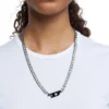 dx1636931 jewellery Two-tone stainless steel chain necklace