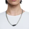 dx1636931 jewellery Two-tone stainless steel chain necklace