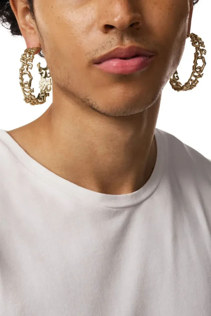 dx1656710 jewellery Stainless steel hoop earrings