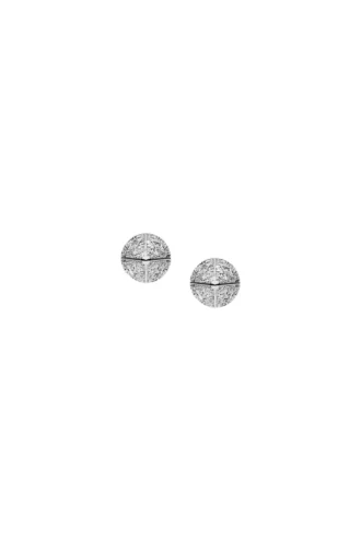 dx1658040 jewellery Silver-tone brass stud earrings
