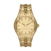 dz2186 Vert Three-Hand Date Gold-Tone Stainless Steel Watch