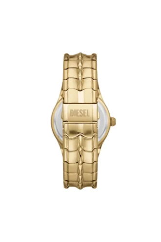 dz2186 Vert Three-Hand Date Gold-Tone Stainless Steel Watch