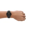 dz2187 Vert Three-Hand Date Black Stainless Steel Watch