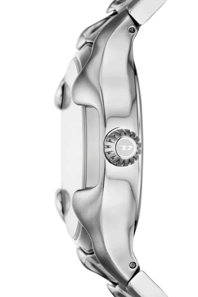 dz2200 Vert three-hand date stainless steel watch