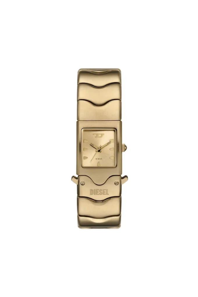 dz2223 Diesel Closer Three-Hand Gold-Tone Stainless Steel Watch