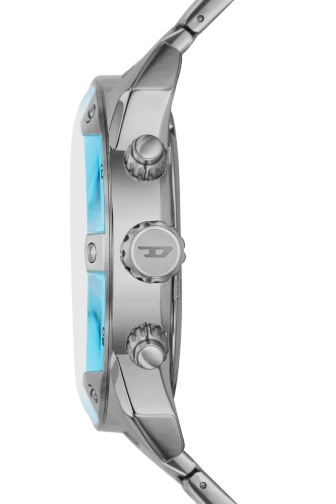 dz4655 Spiked chronograph stainless steel watch