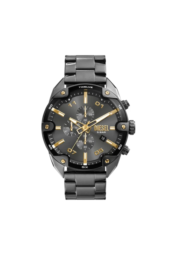 dz4669 Spiked Two-Tone Stainless Steel Watch
