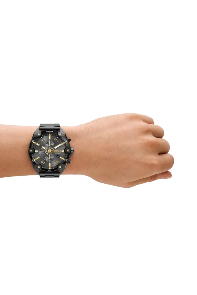 dz4669 Spiked Two-Tone Stainless Steel Watch