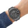dz4676 Diesel Mega Chief Slim Chronograph Gray Stainless Steel Watch