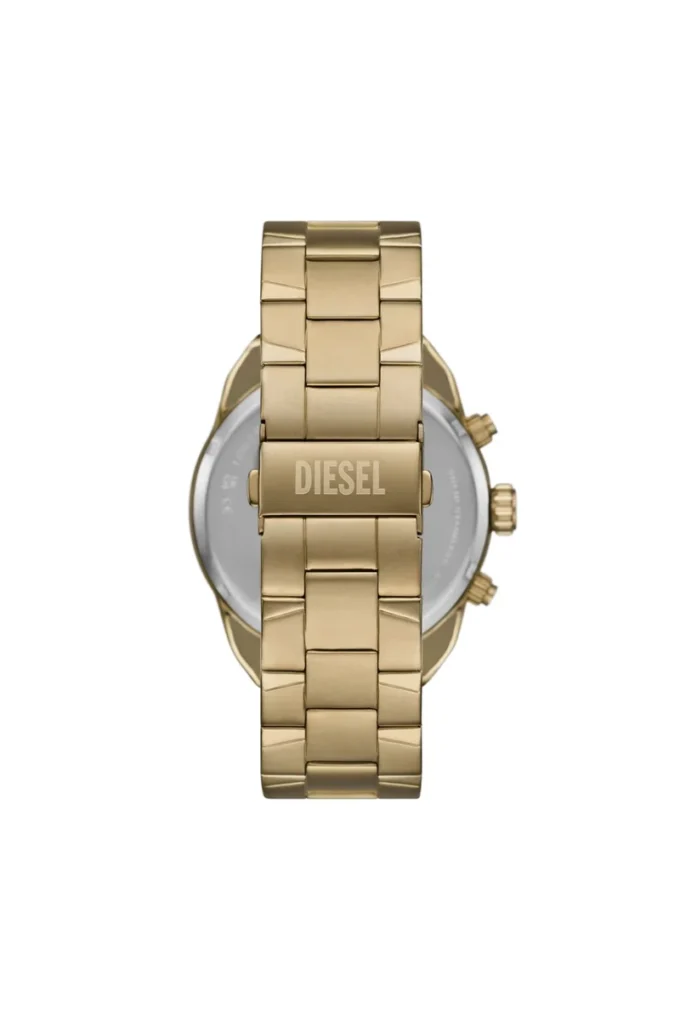 dz4678 Diesel Spiked Chronograph Gold-Tone Stainless Steel Watch