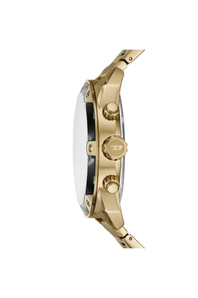 dz4678 Diesel Spiked Chronograph Gold-Tone Stainless Steel Watch