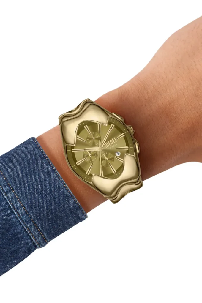 dz4681 Diesel Mercurial Chronograph Gold-Tone Stainless Steel Watch