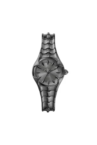 dz5603 Vert three-hand gunmetal stainless steel watch