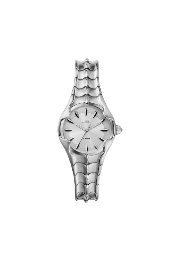 dz5605 Vert three-hand stainless steel watch