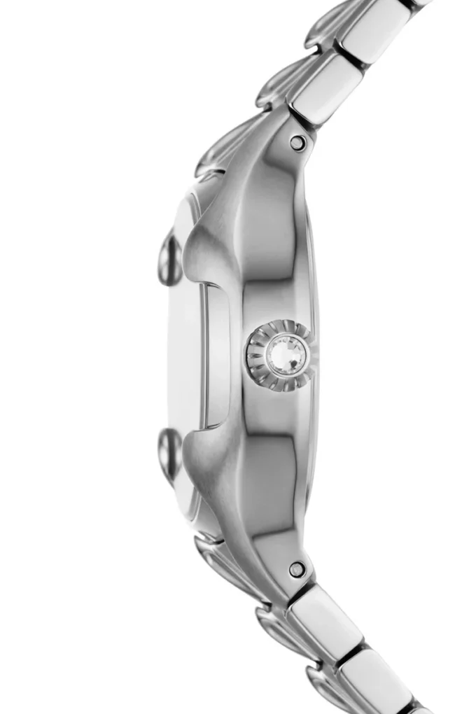 dz5605 Vert three-hand stainless steel watch