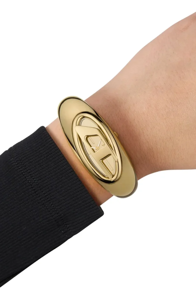 dz5608 watch Wonder-D Two-Hand Gold-Tone Stainless Steel Watch
