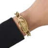 dz5611 watch D-Era Two -Hand Gold-Tone Stainless Steel Watch