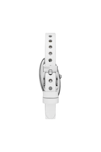 dz5613 watch D-Era Two-Hand White Leather Watch