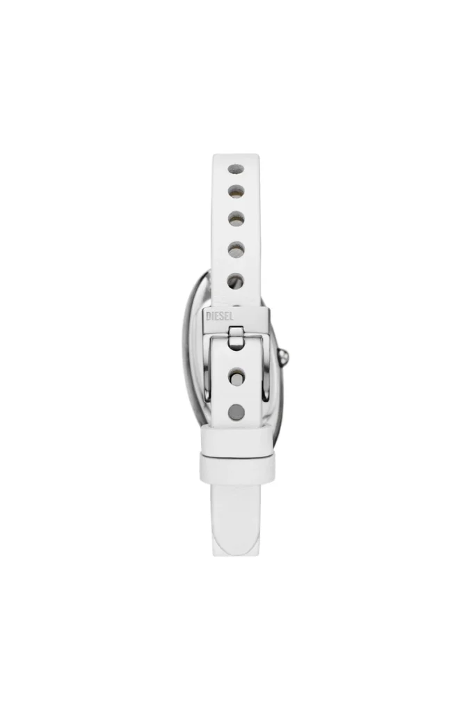 dz5613 watch D-Era Two-Hand White Leather Watch