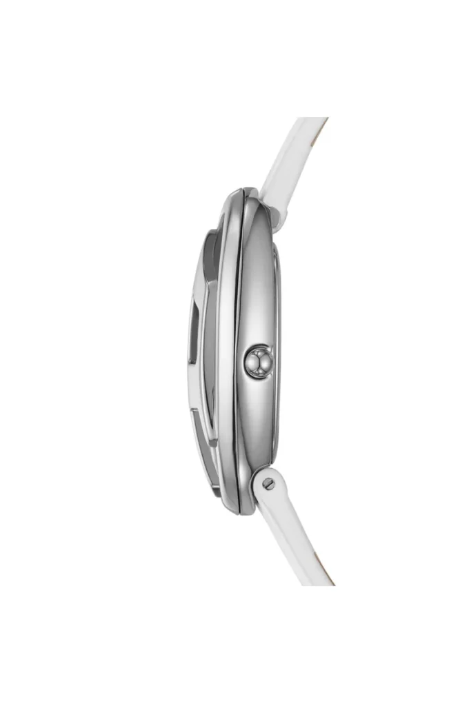 dz5613 watch D-Era Two-Hand White Leather Watch