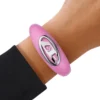 dz5617 watch Diesel Wonder-D Two-Hand Pink Nylon Resin Watch