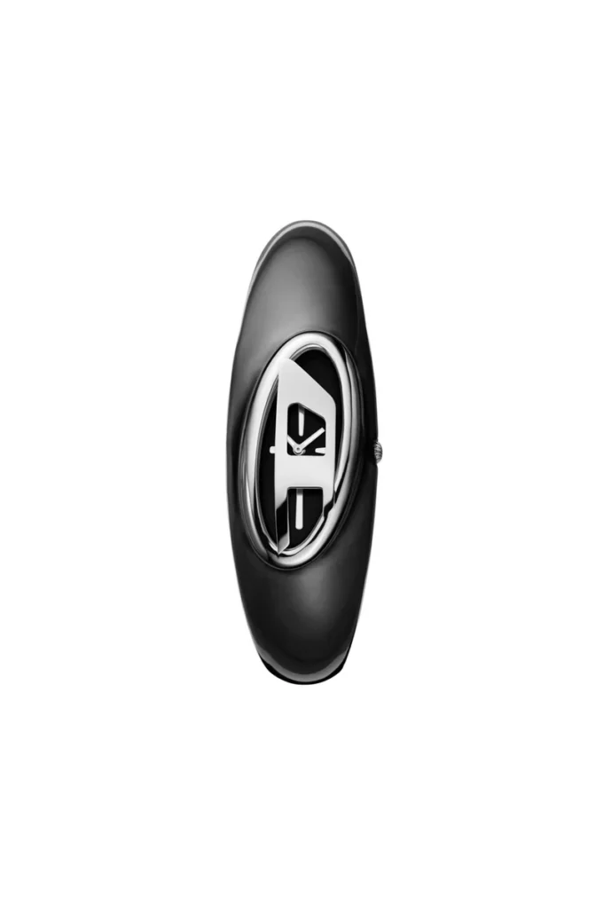 dz5619 watch Diesel Wonder-D Two-Hand Black Nylon Resin Watch