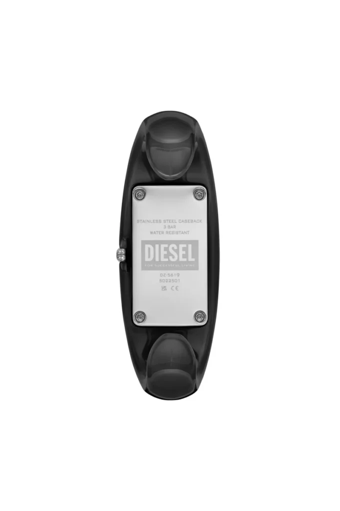 dz5619 watch Diesel Wonder-D Two-Hand Black Nylon Resin Watch