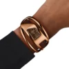 dz5630 watch Wrap-D brown leather watch
