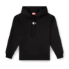 f-buxt-hood-od Hoodie with metal-effect Oval D logo