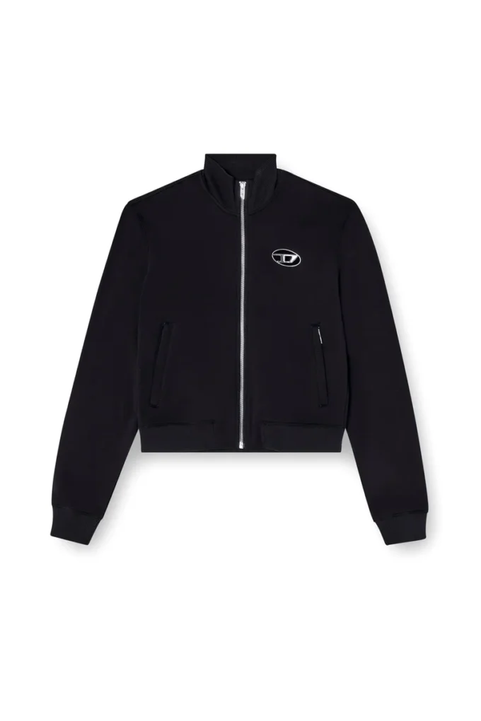 f-flacin Zip-up sweatshirt with cut-out logo