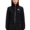 f-flacin Zip-up sweatshirt with cut-out logo