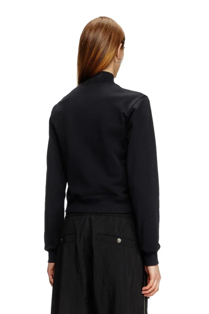f-flacin Zip-up sweatshirt with cut-out logo