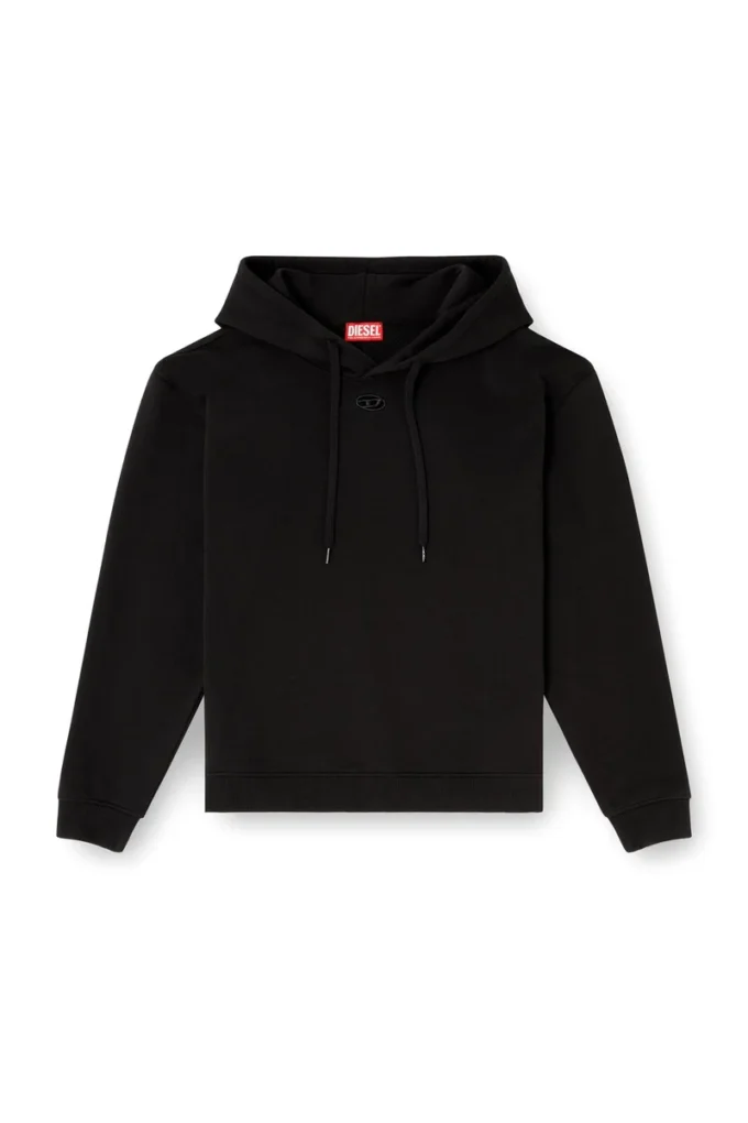 f-normy-hood-od Hoodie in cotton with Oval D logo