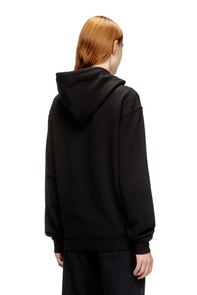 f-normy-hood-od Hoodie in cotton with Oval D logo