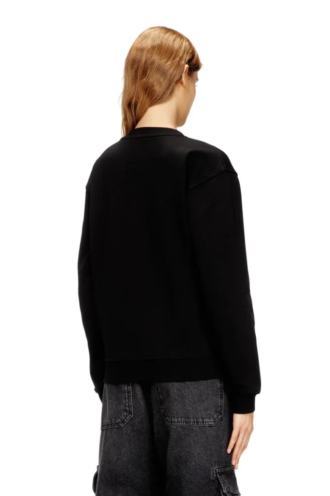 f-normy-od Cotton sweatshirt with Oval D embroidery