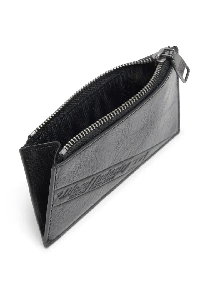 flag-d card holder iii Leather card holder with zip closure