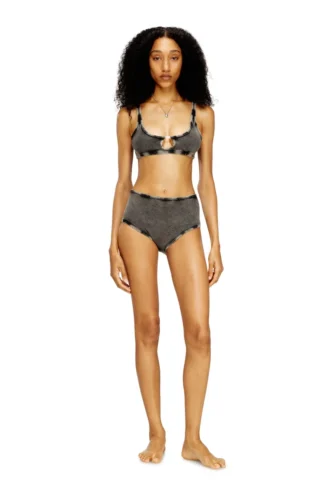 florence-dnm Soft bra in cotton rib with jewel Oval D
