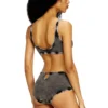florence-dnm Soft bra in cotton rib with jewel Oval D