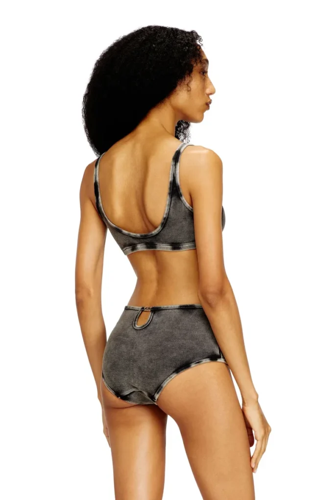 florence-dnm Soft bra in cotton rib with jewel Oval D