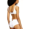 florence-dnm Soft bra in cotton rib with jewel Oval D